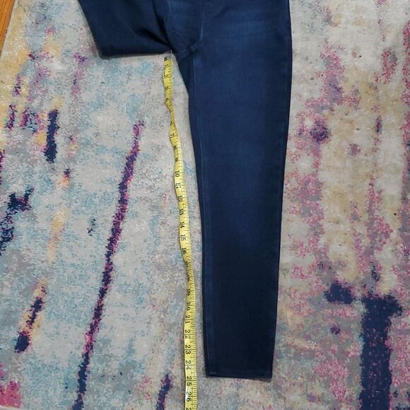 SPANX Jean-ish Ankle Leggings in Twilight Rinse Dark Wash Size S - Picture 16 of 16